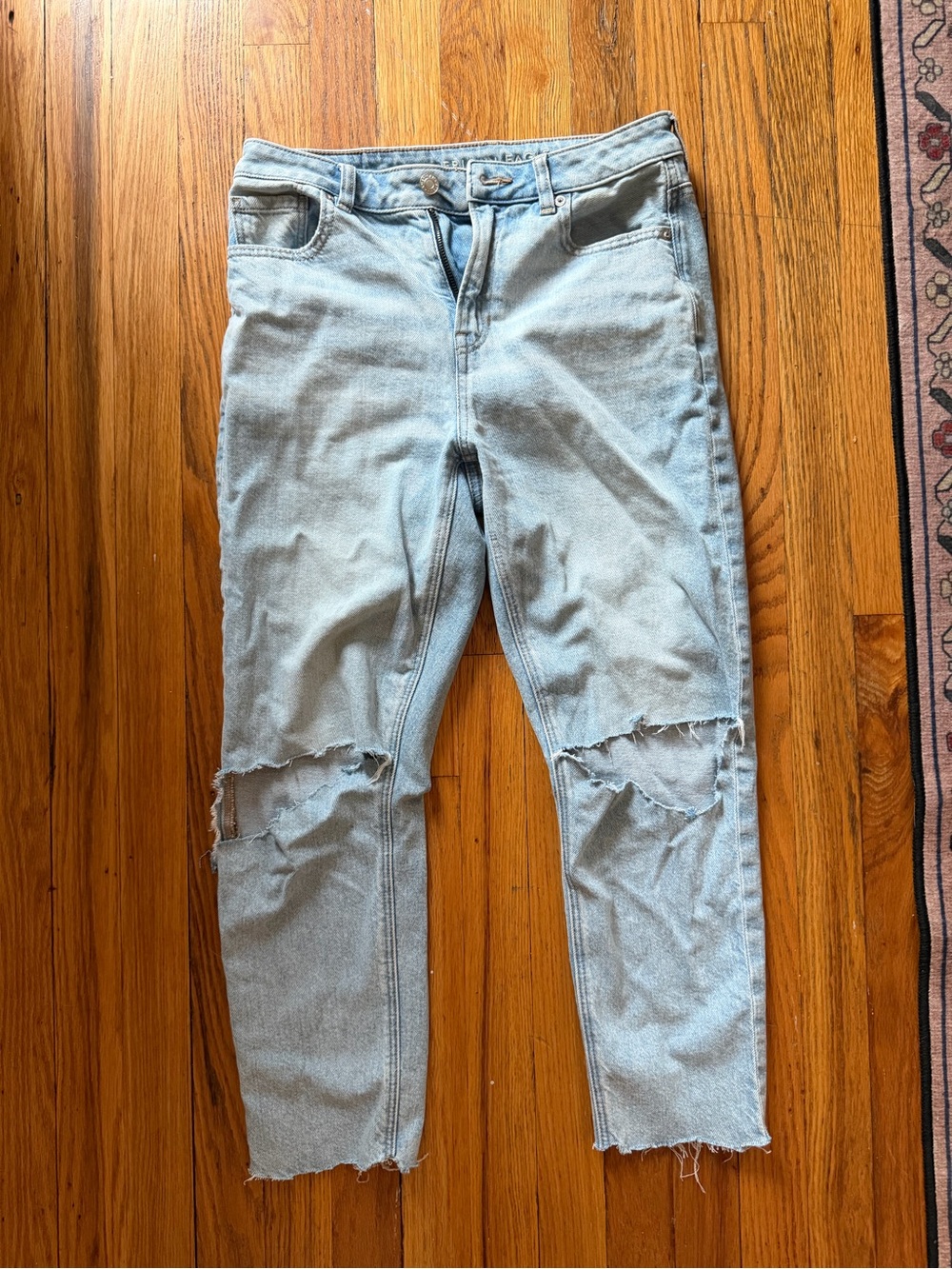 AE Light Blue Ripped Jeans